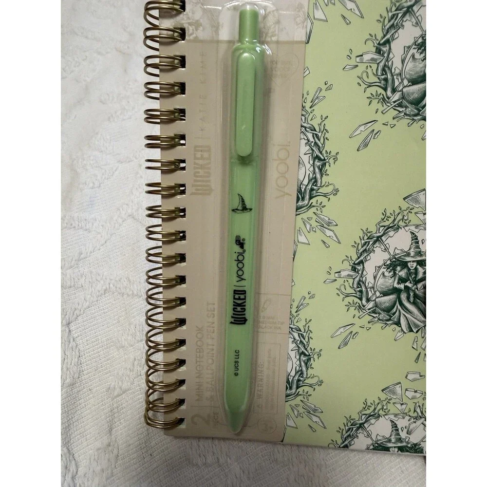 NEW Wicked x Yoobi Journal Gift Set Pen Stickers School Supplies 2025